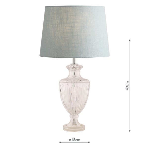 (image for) Laura Ashley Meredith Large Table Lamp Cut Glass Crystal Base Only